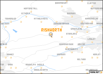map of Rishworth