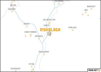 map of Rīs Kalāgh