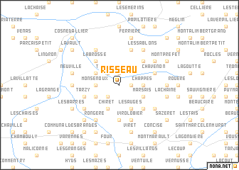 map of Risseau