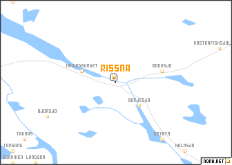 map of Rissna