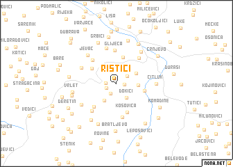 map of Ristići