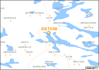 map of Ristiina