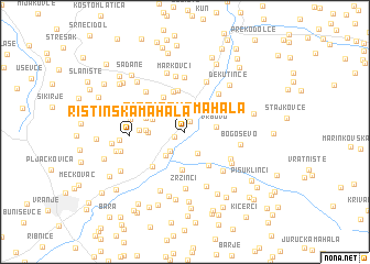 map of Ristinska Mahala