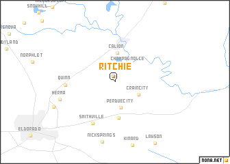 map of Ritchie