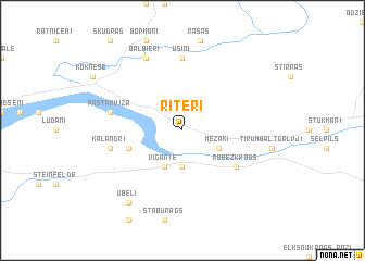 map of Rīteri