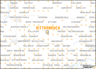 map of Ritterbruch