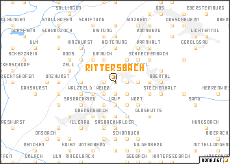 map of Rittersbach