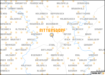 map of Rittersdorf