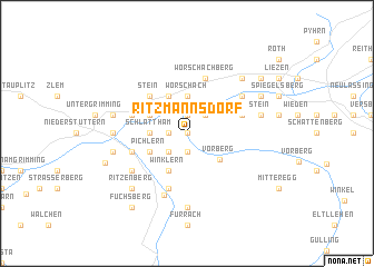 map of Ritzmannsdorf