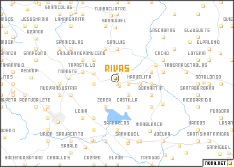 map of Rivas