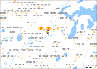 map of Rivera Alta