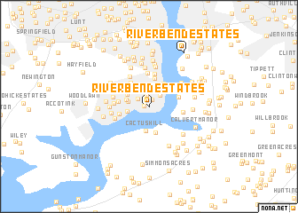 map of River Bend Estates