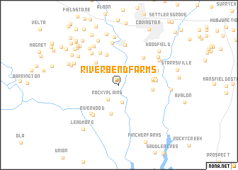 map of Riverbend Farms