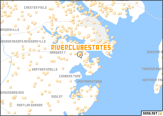 map of River Club Estates