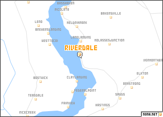 map of Riverdale