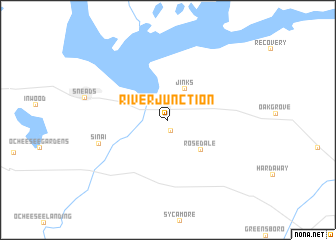 map of River Junction