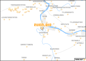 map of Riverlake