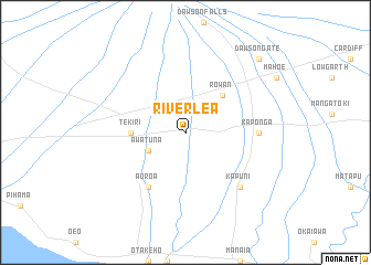 map of Riverlea