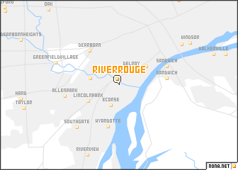 map of River Rouge