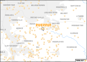 map of River Run
