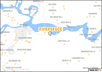 map of Rivers Edge