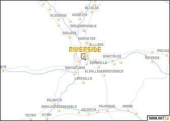 map of Riverside