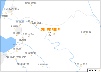 map of Riverside