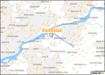 map of Riverside