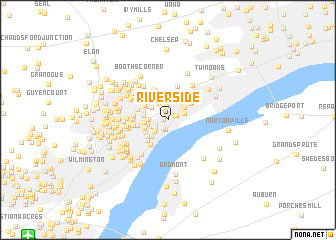 map of Riverside