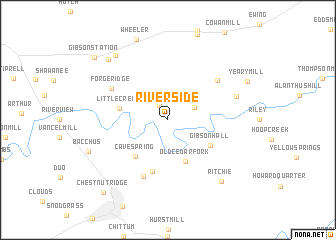 map of Riverside