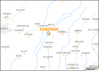 map of Riverside