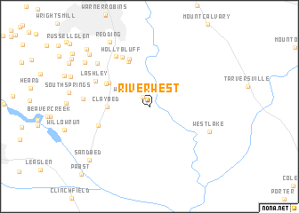 map of River West