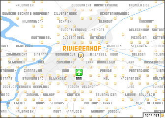 map of Rivierenhof