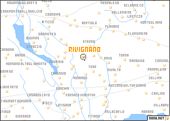 map of Rivignano
