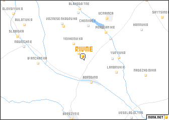 map of Rivne