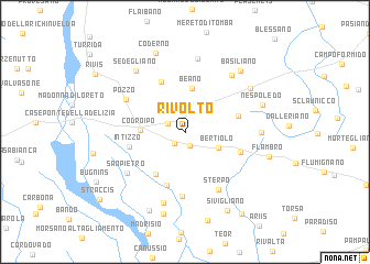 map of Rivolto