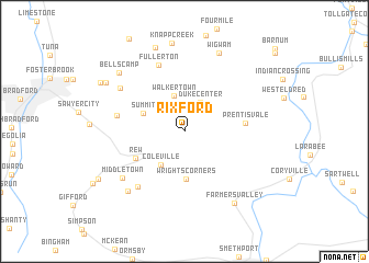 map of Rixford