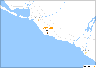 map of Riyāḑ