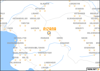 map of Rizaná