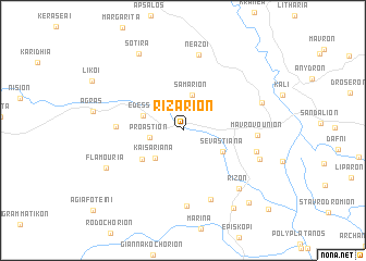 map of Rizárion