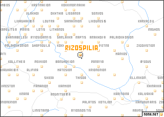 map of Rizospiliá