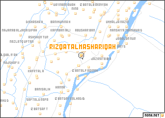 map of Rizqat al Mashāriqah