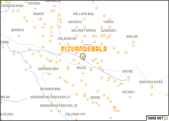 map of Rīzvand-e Bālā