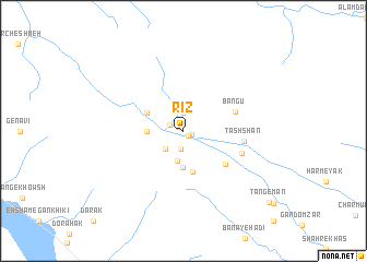 map of Rīz
