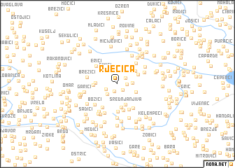 map of Rječica