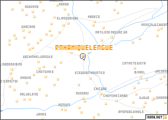 map of R. Nhamiquelengue