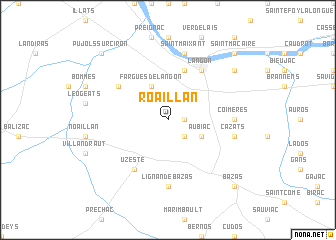 map of Roaillan