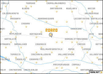 map of Roaro