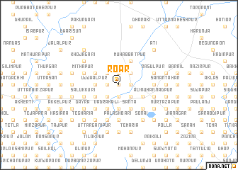 map of Roār