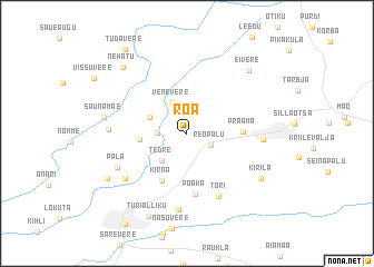 map of Röa